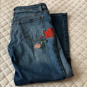 High waisted ankle jeans (free people)